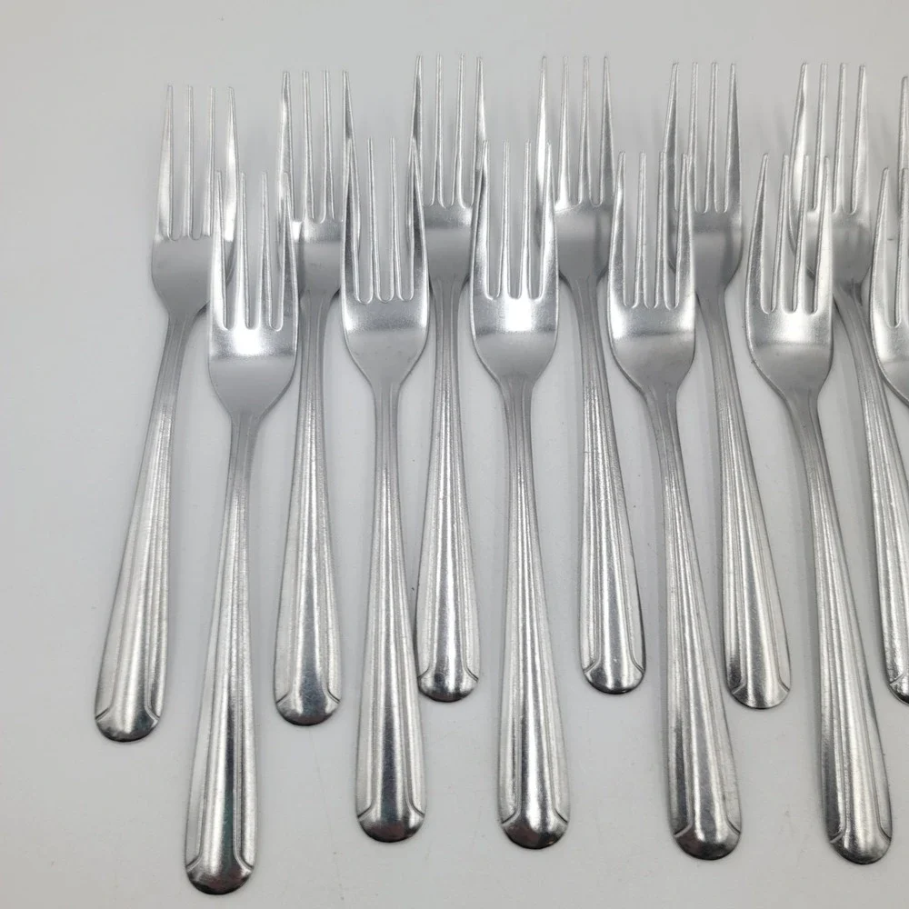 18pc Walco Dominion Stainless Steel Flatware Set 18CR China Dinner Forks